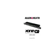 Предварительный просмотр 1 страницы ALLEN & HEATH XONE: PB User Manual