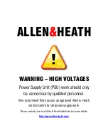 Предварительный просмотр 1 страницы ALLEN & HEATH Xone:S6 Service Information