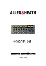 Предварительный просмотр 2 страницы ALLEN & HEATH XONE:V6 Service Information