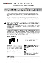 ALLEN & HEATH Xone VF-1 Fitting Instructions предпросмотр