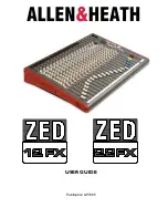 ALLEN & HEATH ZED 12 FX User Manual предпросмотр