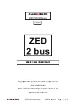 ALLEN & HEATH ZED 14 2 Service Manual предпросмотр