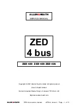 ALLEN & HEATH ZED 420 Service Manual предпросмотр