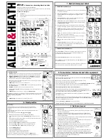 Предварительный просмотр 1 страницы ALLEN & HEATH ZEDi-8 User Manual