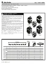 Предварительный просмотр 1 страницы Allen-Bradley 140G EXS3 Series Installation