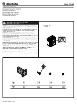 Предварительный просмотр 1 страницы Allen-Bradley 140G-R-TLV3 Installation