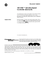 Preview for 3 page of Allen-Bradley 160 SSC Installation Manual