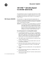 Preview for 4 page of Allen-Bradley 160 SSC Installation Manual