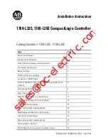 Preview for 1 page of Allen-Bradley 1769-L32E CompactLogix 5332E Installation Instructions Manual