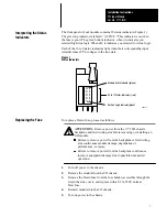 Preview for 7 page of Allen-Bradley 1771-IGD Installation Instructions Manual