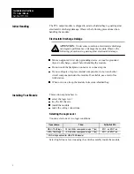 Preview for 2 page of Allen-Bradley 1771-OG Installation Instructions Manual