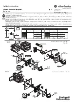 Предварительный просмотр 1 страницы Allen-Bradley 194L Installation Instructions