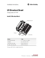 Allen-Bradley 2071-TBIO Installation Instructions preview