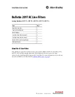 Preview for 1 page of Allen-Bradley 2097 series Installation Instructions Manual