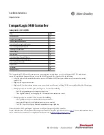 Preview for 1 page of Allen-Bradley 5069-L46ERMW Installation Instructions Manual