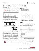 Allen-Bradley 802T Installation Instructions предпросмотр