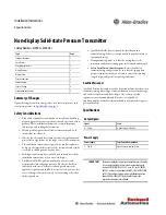 Preview for 1 page of Allen-Bradley 836P-N2 Series Installation Instructions