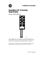 Allen-Bradley ArmorBlock LP2 Installation Instructions Manual preview