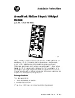 Allen-Bradley ArmorBlock MaXum 1792D-8BVT8D Installation Instructions Manual preview