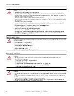 Предварительный просмотр 4 страницы Allen-Bradley Compact I/O 5069 series Installation Instructions Manual