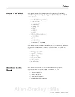 Preview for 5 page of Allen-Bradley controllogix 1756-L63 User Manual