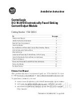 Allen-Bradley ControlLogix 1756-OV32E Installation Instructions Manual preview