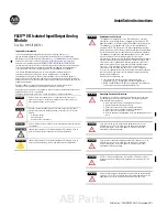 Предварительный просмотр 1 страницы Allen-Bradley FLEX 1794-IF2XOF2I Installation Instructions Manual