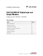 Allen-Bradley FLEX I/O 1794-OM16 Installation Instructions Manual preview