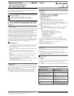 Preview for 9 page of Allen-Bradley Guard Master MSR22LM Operating Instructions Manual