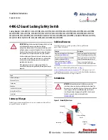 Allen-Bradley Guardmaster 440G-LZS21SJLJ Installation Instructions Manual предпросмотр