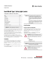 Allen-Bradley GuardShield 440L-P2K series Installation Instructions Manual preview