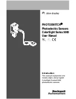 Allen-Bradley Photoswitch ColorSight 9000 42QA-G5LE-A2 User Manual preview