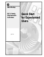 Preview for 1 page of Allen-Bradley PLC-3 Series Quick Start Manual