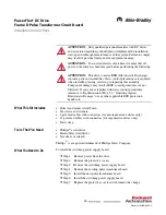 Allen-Bradley PowerFlex 4M Installation Instructions Manual preview