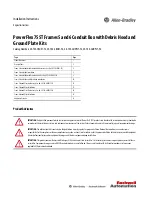 Allen-Bradley PowerFlex 755T Installation Instructions Manual предпросмотр