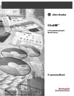 Allen-Bradley Ultra5000 Programming Manual preview