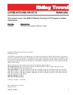 Предварительный просмотр 3 страницы Allen Engineering Corporation 048986 Operations & Parts Manual