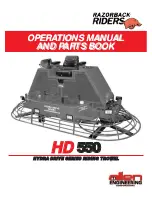 Allen Engineering Corporation HD 550 Operations Manual And Parts Book preview