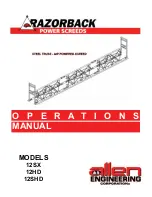 Allen Engineering Corporation RAZORBACK 12HD Operation Manual preview