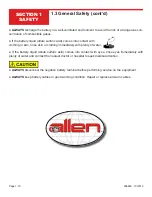 Preview for 24 page of Allen Engineering Corporation RS832 Operations & Parts Manual