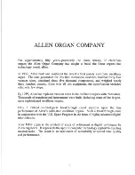 Preview for 6 page of Allen Organ Company MDS-1 Owner'S Manual