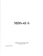 Allen Organ Company MDS-41-S Owner'S Manual preview