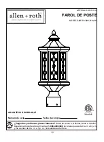 Предварительный просмотр 15 страницы Allen + Roth 0181149 Manual