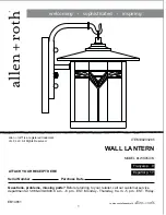 Allen + Roth 0203285 Manual preview