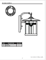 Предварительный просмотр 2 страницы Allen + Roth 0203285 Manual