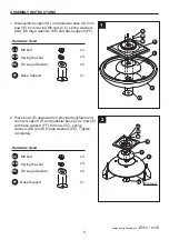 Предварительный просмотр 5 страницы Allen + Roth 0383766 Manual