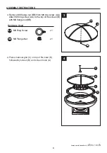 Предварительный просмотр 6 страницы Allen + Roth 0383766 Manual