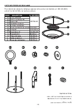 Предварительный просмотр 18 страницы Allen + Roth 0383766 Manual