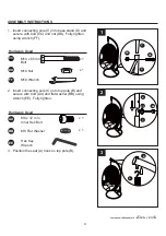 Предварительный просмотр 4 страницы Allen + Roth 0402162 Assembly Instructions Manual