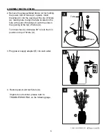 Предварительный просмотр 5 страницы Allen + Roth 0482366 Manual